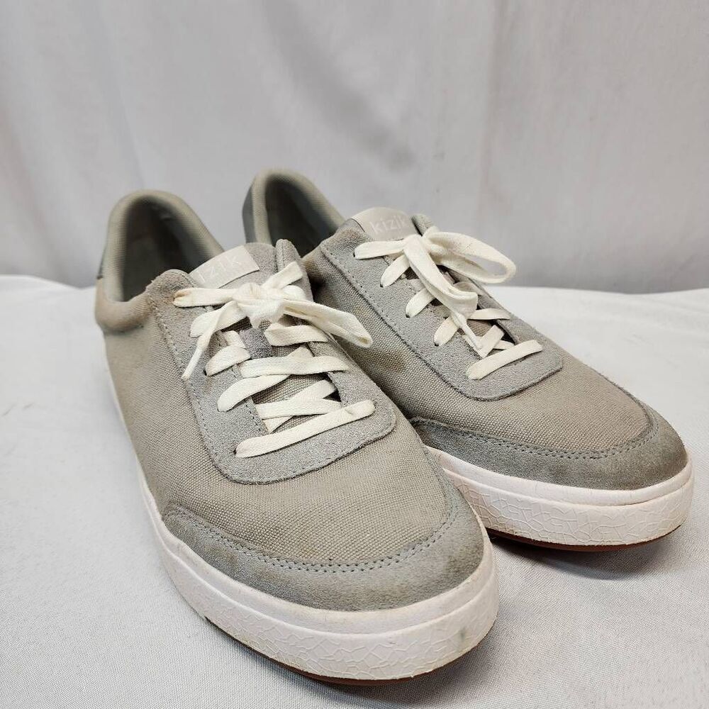 Kizik Men's Shoes Prague Unisex M13/W14.5 Wide Gray Slip On Hands Free